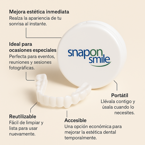 Sonrisa Instantánea Snap-On 😁✨