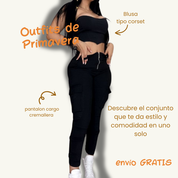 Conjunto Corset UrbanFit 🔥👖