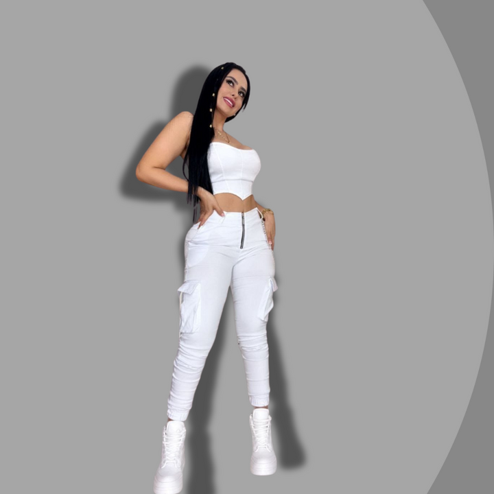 Conjunto Corset UrbanFit 🔥👖