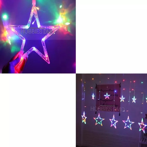 Cortina de Luces Estrella Brillante ✨🌟