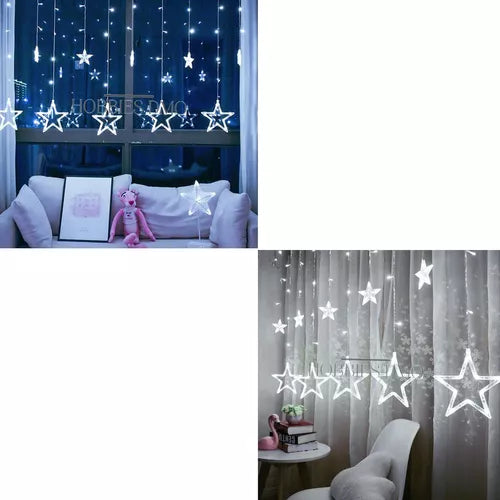 Cortina de Luces Estrella Brillante ✨🌟