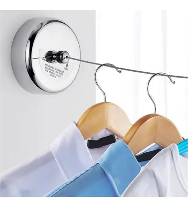 Tendedero Retráctil de Acero Inoxidable 🔧👕