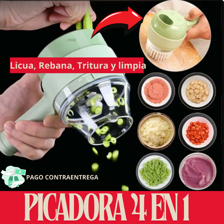 Picadora 4 en 1 🍅🥕