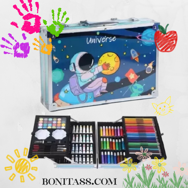 Set de Arte 145 PIEZAS 🖌️🎨 - Creatividad sin Límites