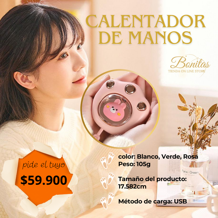 CALENTADOR DE MANOS