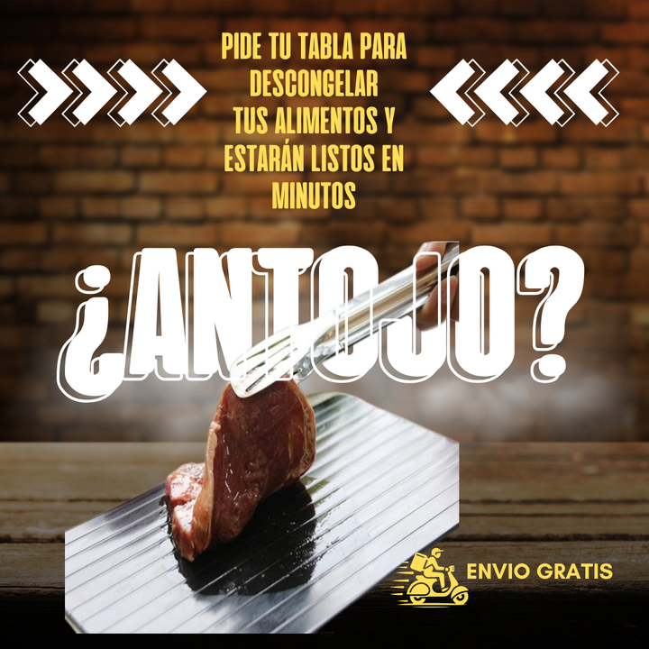 Tabla Descongeladora Express ⚡🍽️