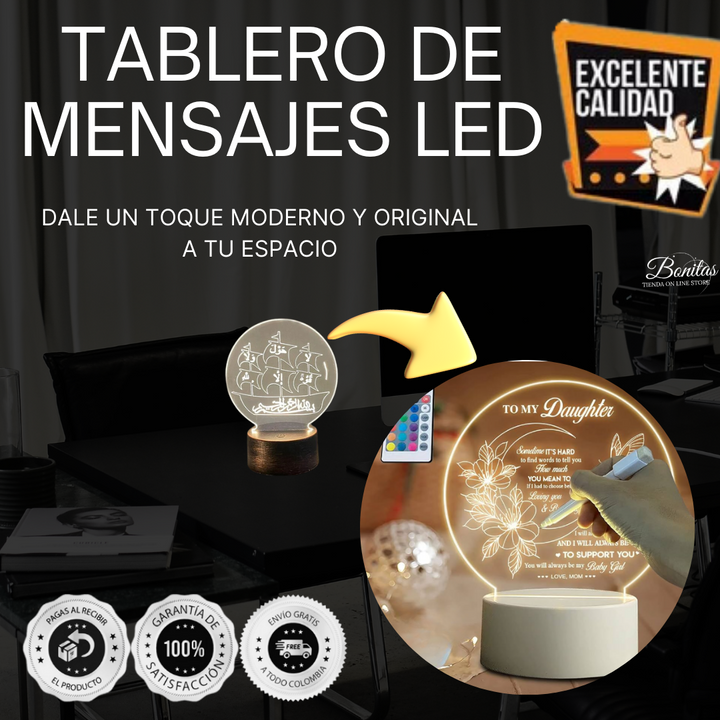 Tablero de Mensajes LED 🌟✨