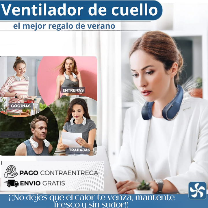 Ventilador Personal Portátil Cuello 💨❄️