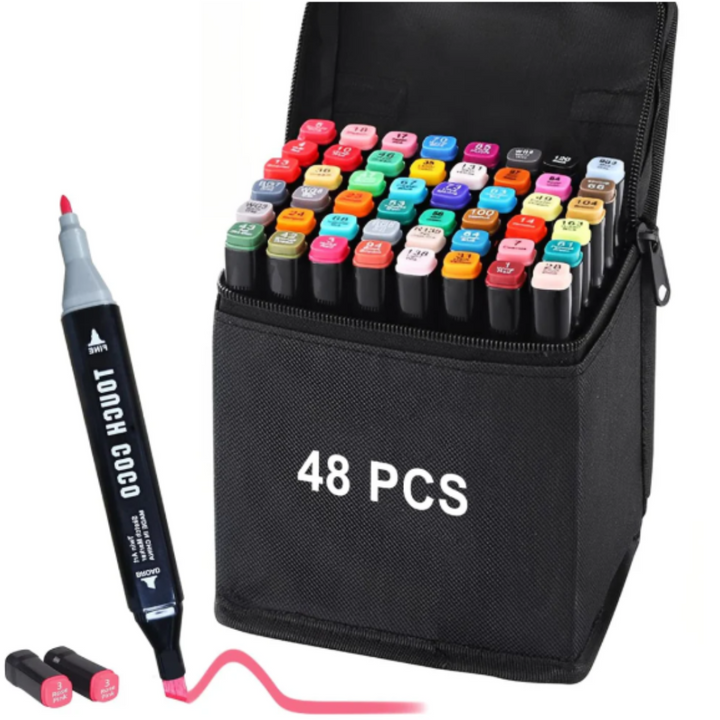 Kit Plumones Marcadores + estuche