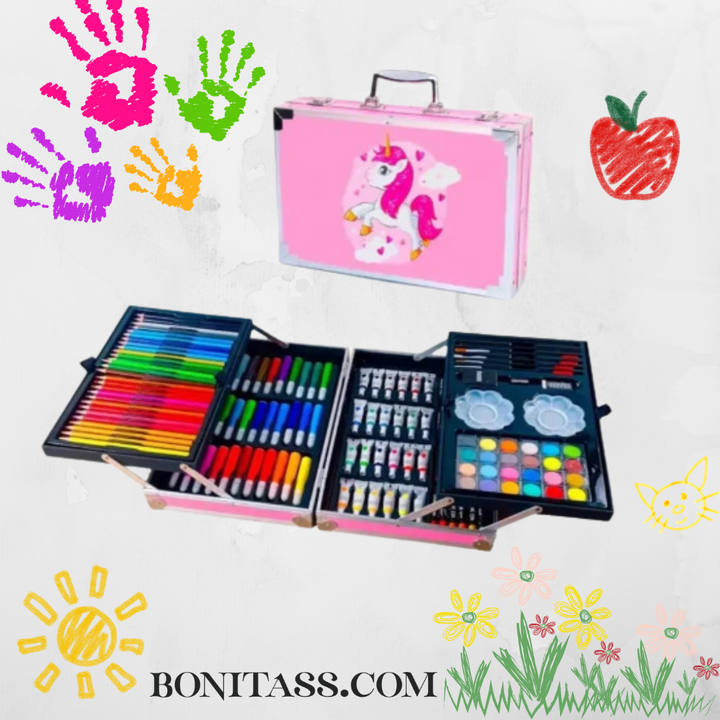 Set de Arte 145 PIEZAS 🖌️🎨 - Creatividad sin Límites