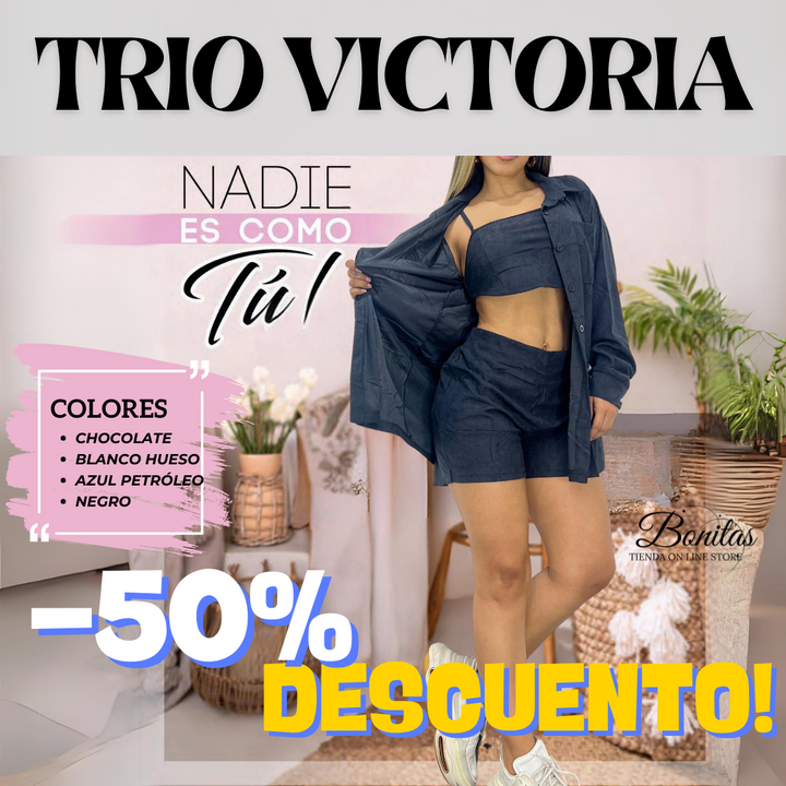 "Trio Victoria: Elegancia y Comodidad 🌟👗"