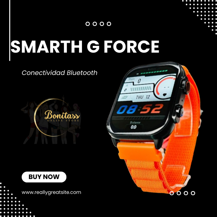 ¡Smartwatch G-FRC: Potencia y Estilo! ⌚🚀