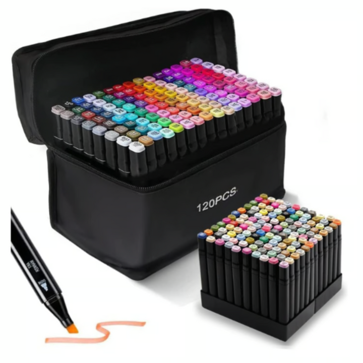 Kit Plumones Marcadores + estuche