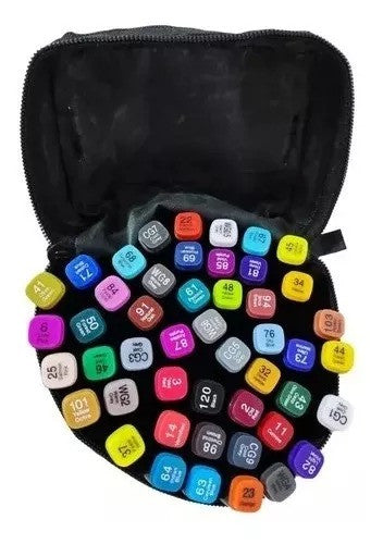 Kit Plumones Marcadores + estuche