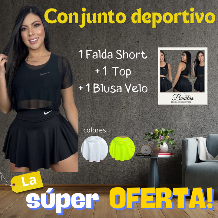 CONJUNTO DEPORTIVO 3 PIEZAS
