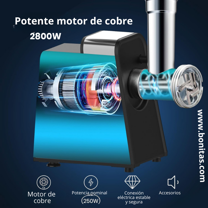 🔥 Molino Eléctrico de Alta Potencia  ⚙️