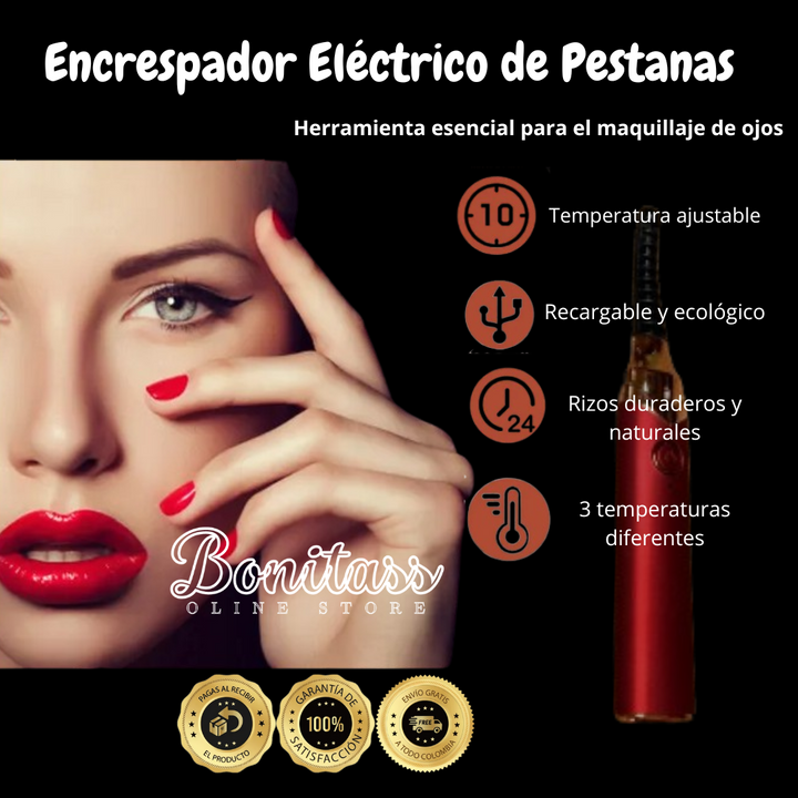 Rizador de Pestañas Eléctrico 🔥✨