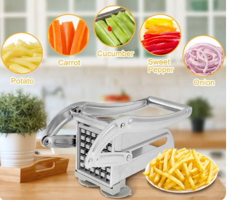 CORTADOR DE PATATAS INOXIDABLE 🍟🔪