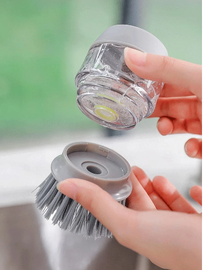 cepillo para platos con dispensador