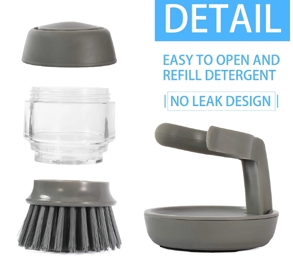 cepillo para platos con dispensador