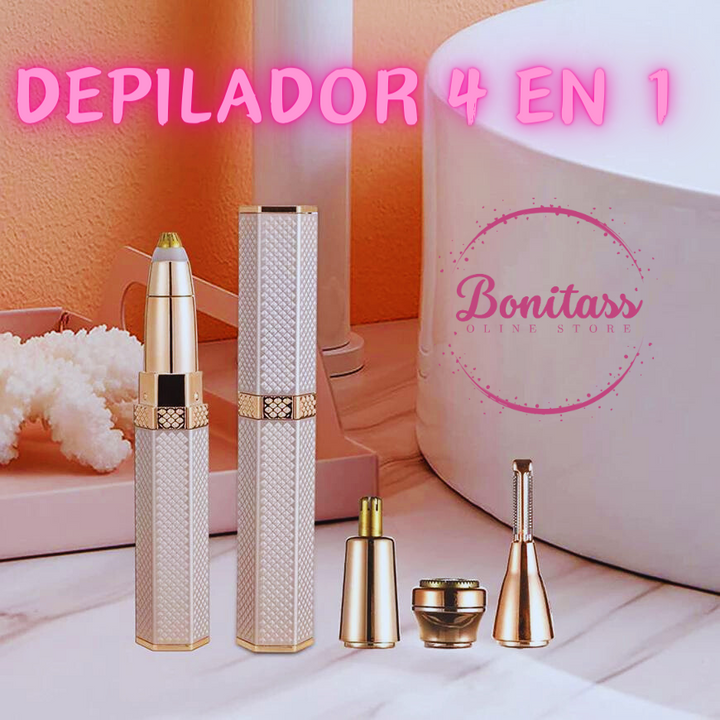 Depilador 4 en 1 para un Rostro Radiante 🌟✨