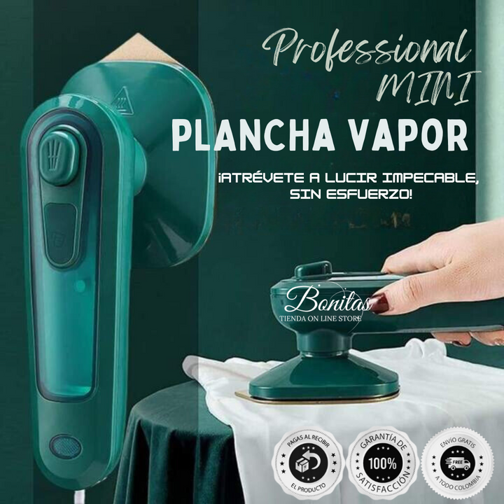 Mini Plancha Portatil Viajera a Vapor