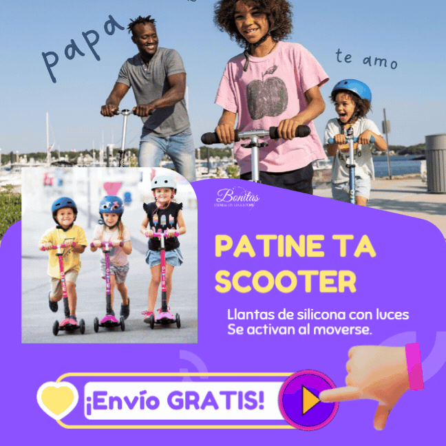 Patineta Scooter LuminiX 🚦✨